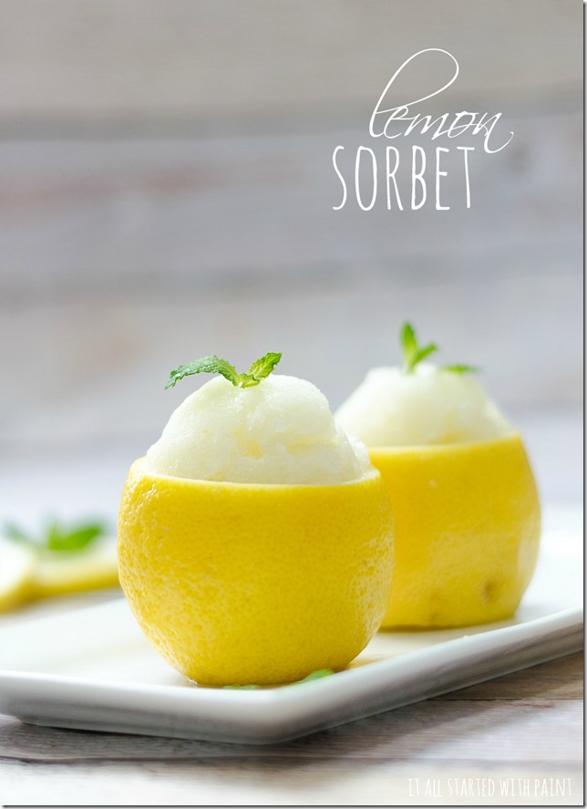 Delicious Summer Recipes : Lemon Sorbet Recipe Without Ice Cream Maker
