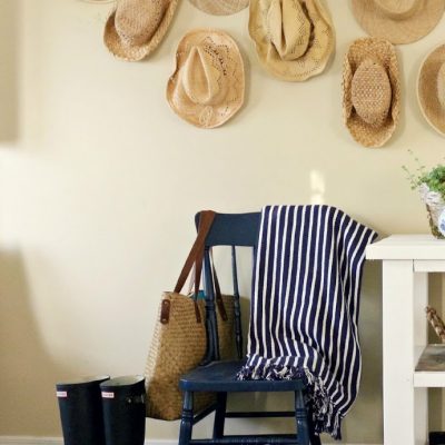 Rustic Sideboard and Hat Wall – Inspire Me DIY Challenge Reveal