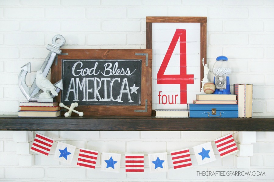 4th-of-July-Mantel-1