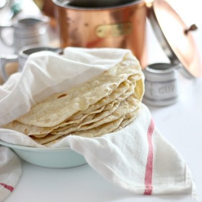 Super quick and easy homemade flour tortilla recipe