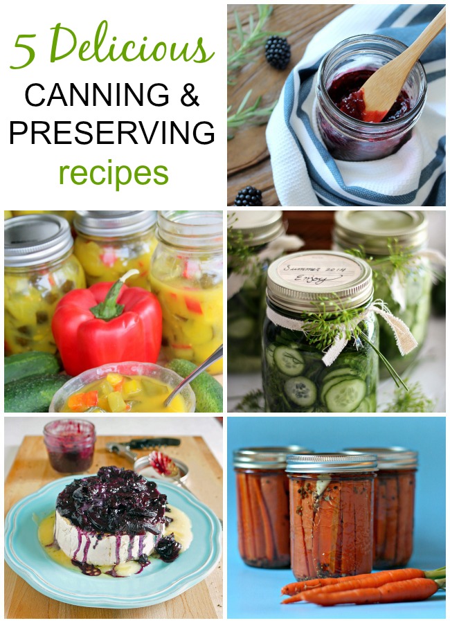 5 Delicious Canning & Preserving Recipes