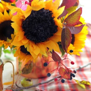crepesunflowertutorialcloseupcraftberrybushforehow4