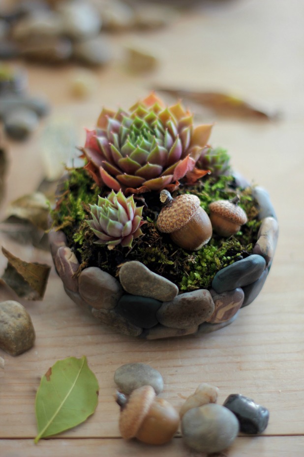 How to make a faux stone planter