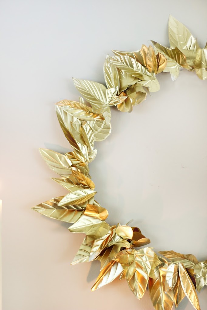 Embossed Foil Wreath DIY