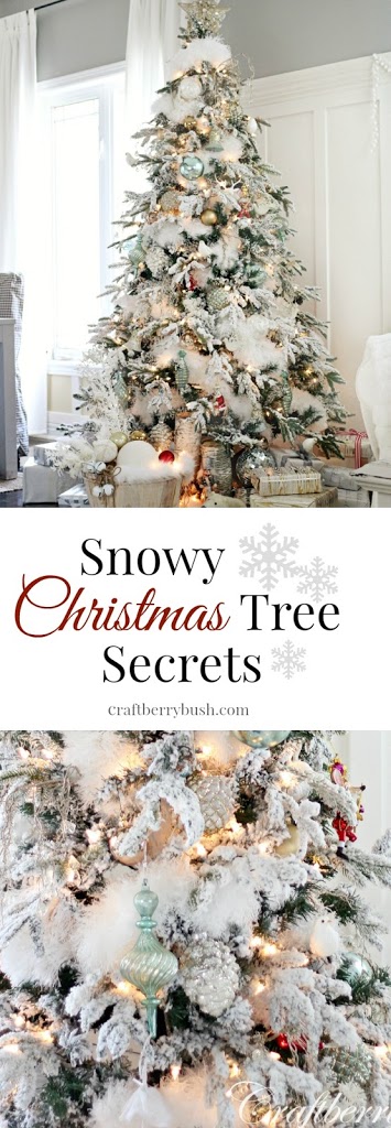 The flocked tree – secret garland revealed