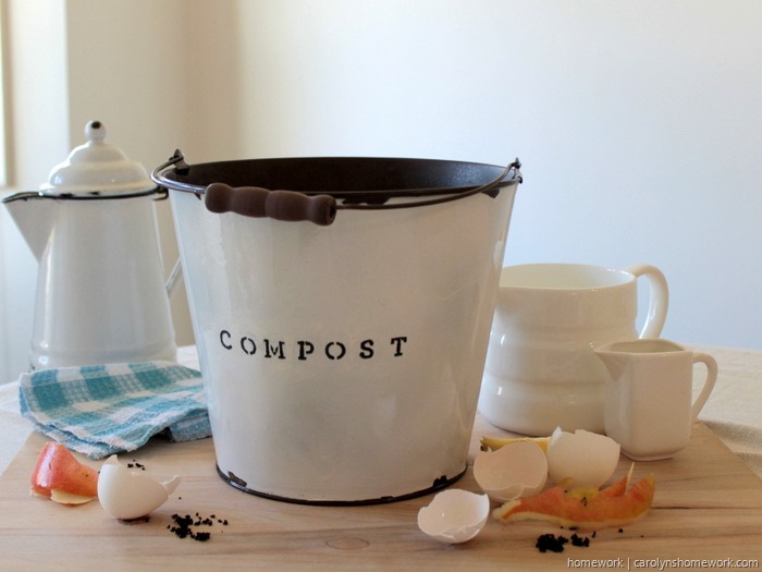 DIY Faux Enamel Ware Compost Bin - homework ~ carolynshomework (10)[15]