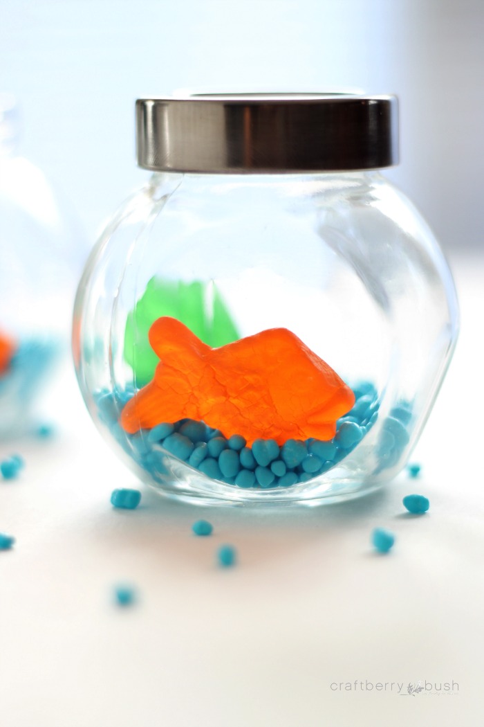 Valentine fish bowl with free printables