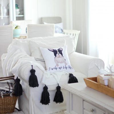 How to make a chunky tassel throw