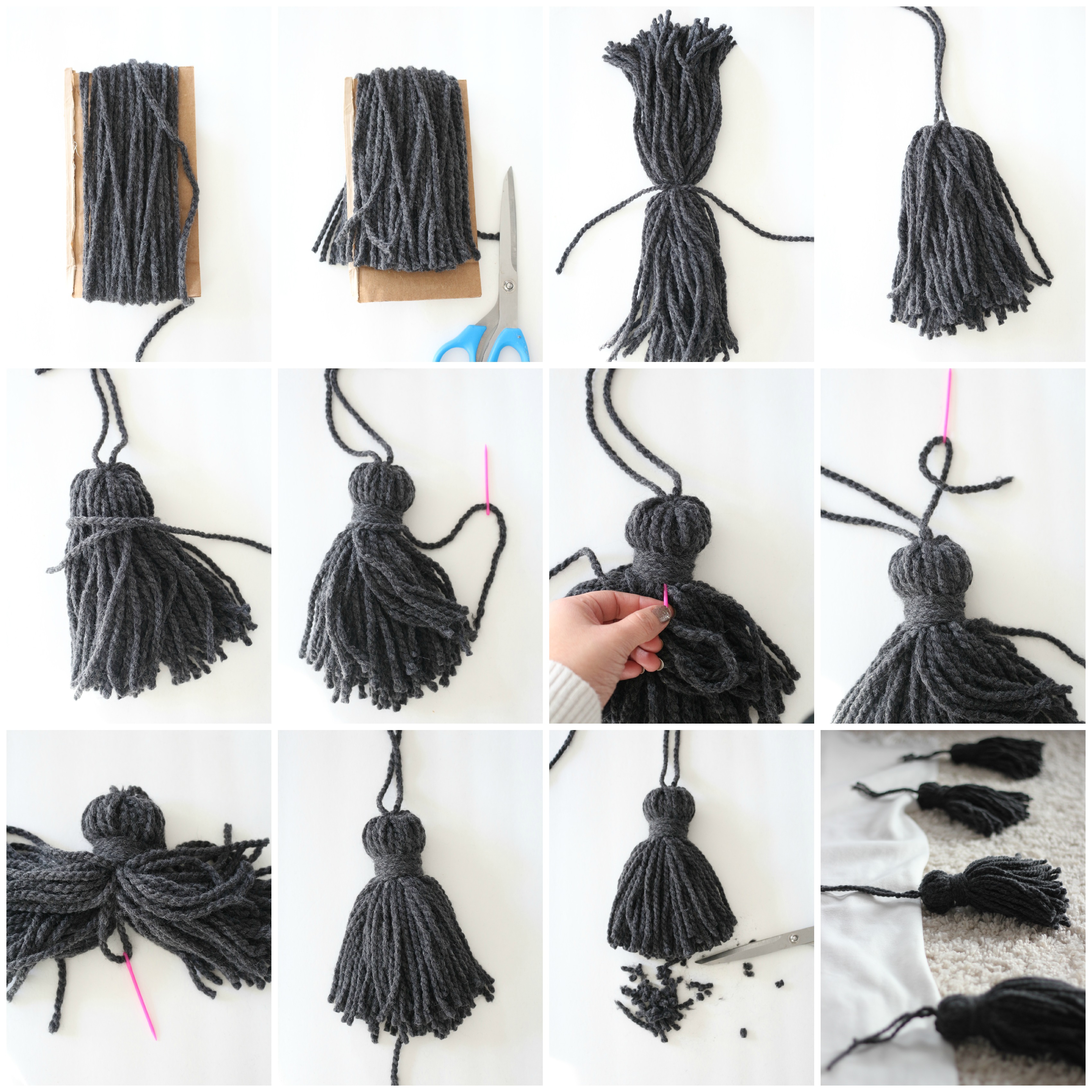 How to Make Tassels, DIY Tassels the 2 Best Ways