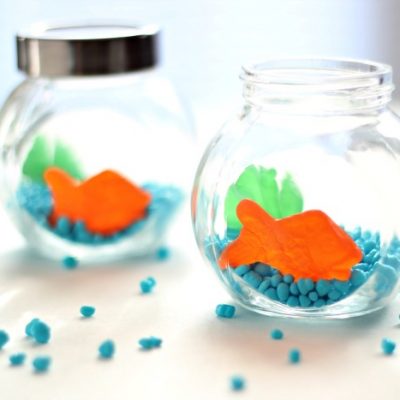 Valentine fish bowl with free printables