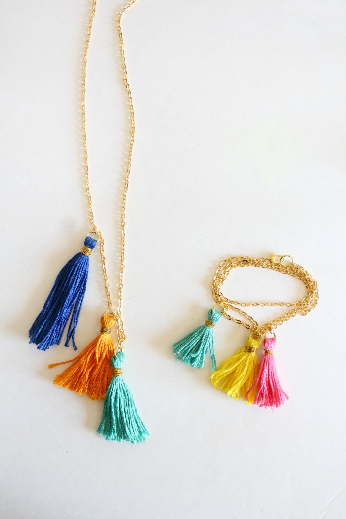 Pastel Blue Dhoni Tassel Bracelet