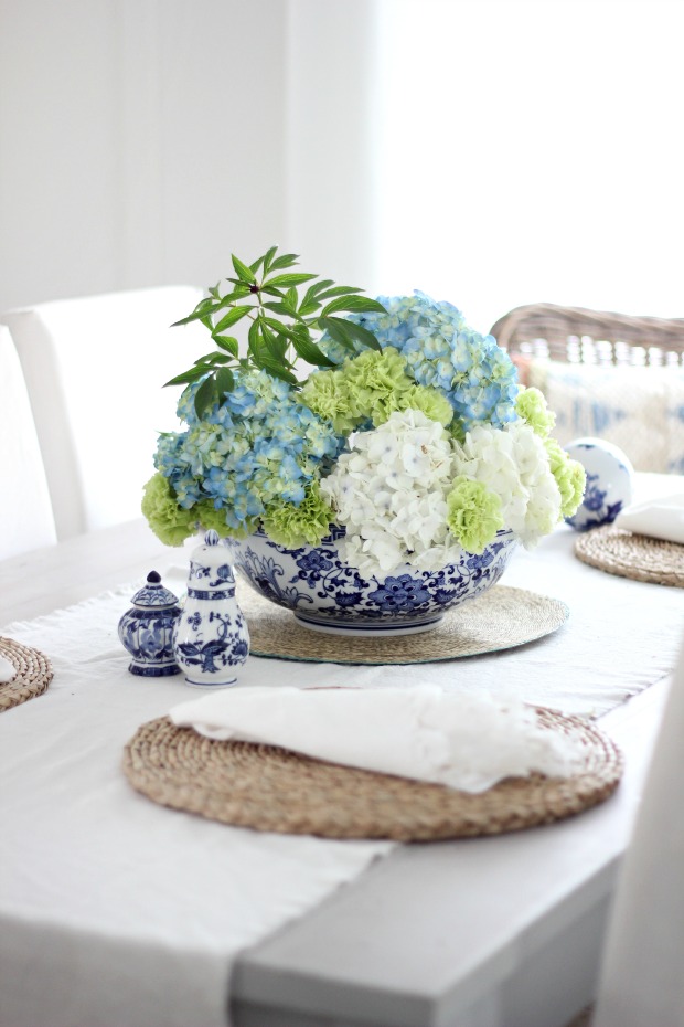 Easy  Hydrangea centrepiece