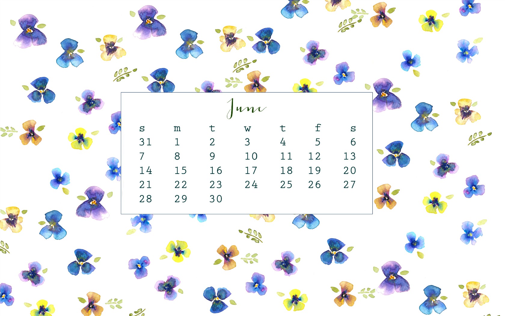 june2015desktopcalendarcraftberrybushwhite1680x1050