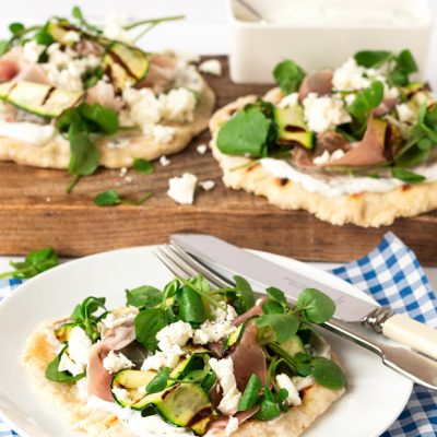 Italian Inspired Loaded Flatbreads