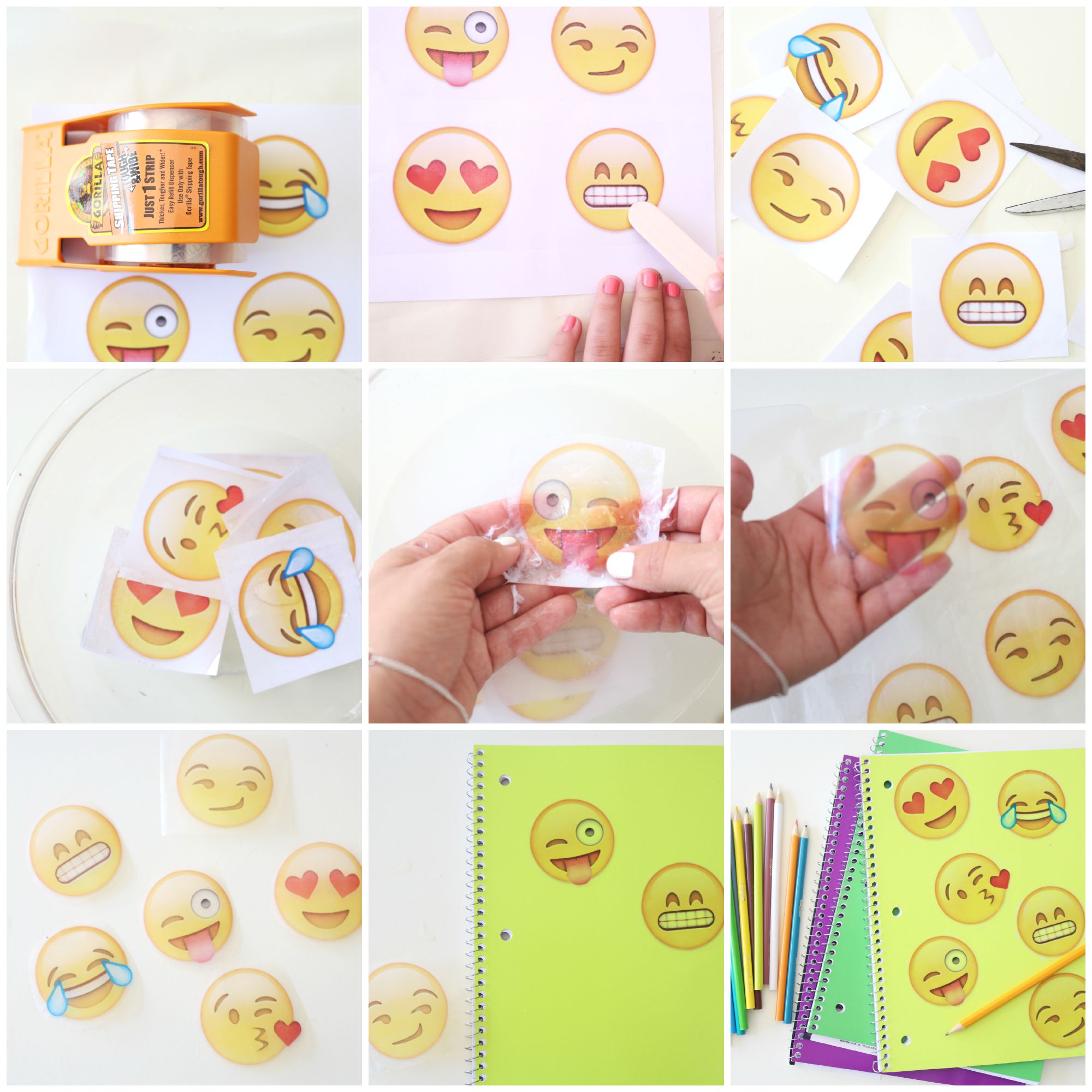 Boy Emojis Kids Notebook