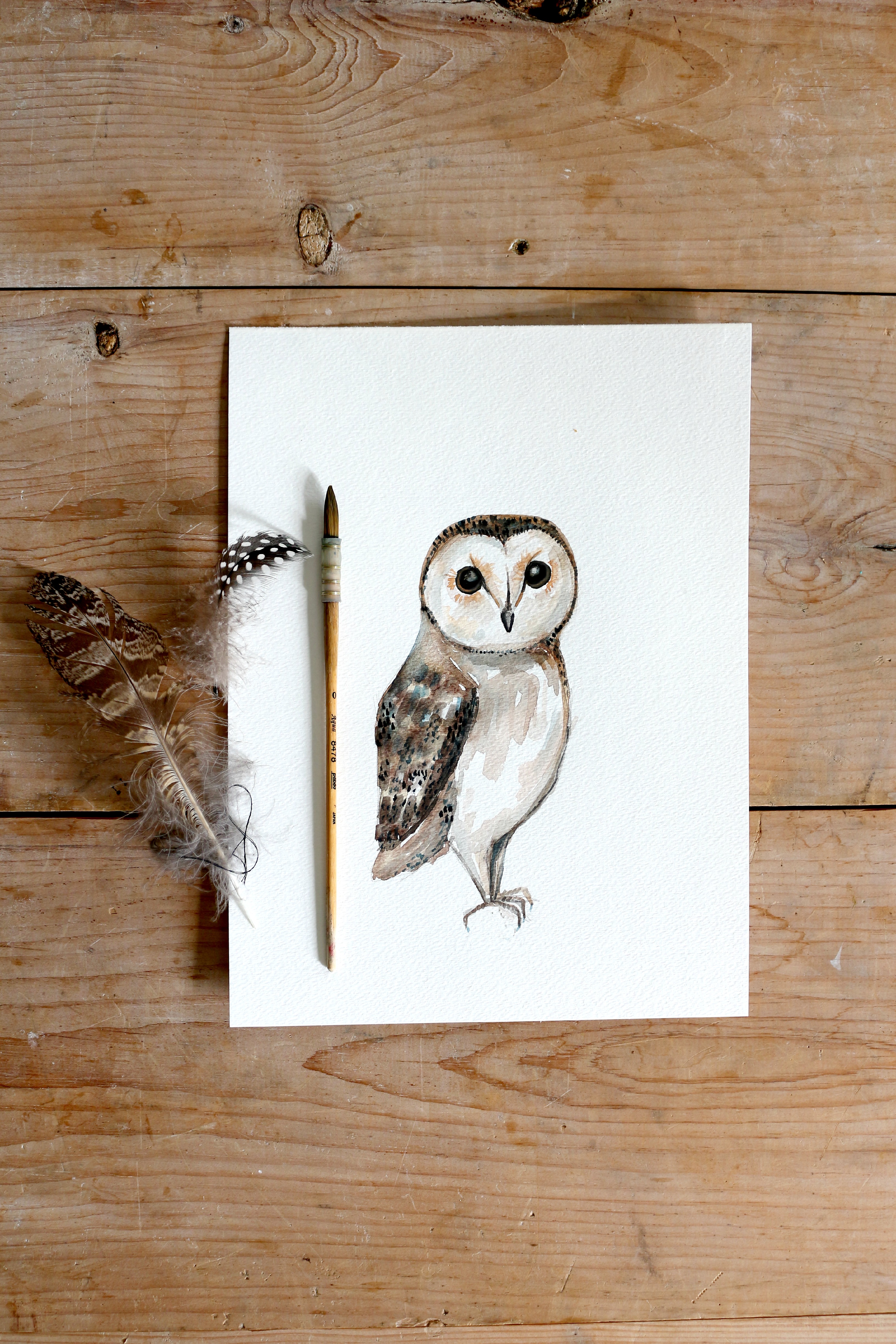 owlwatercolor