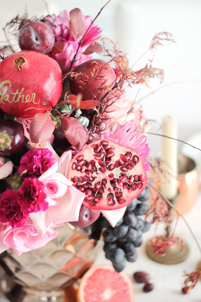 A Colorful Fall Tablescape