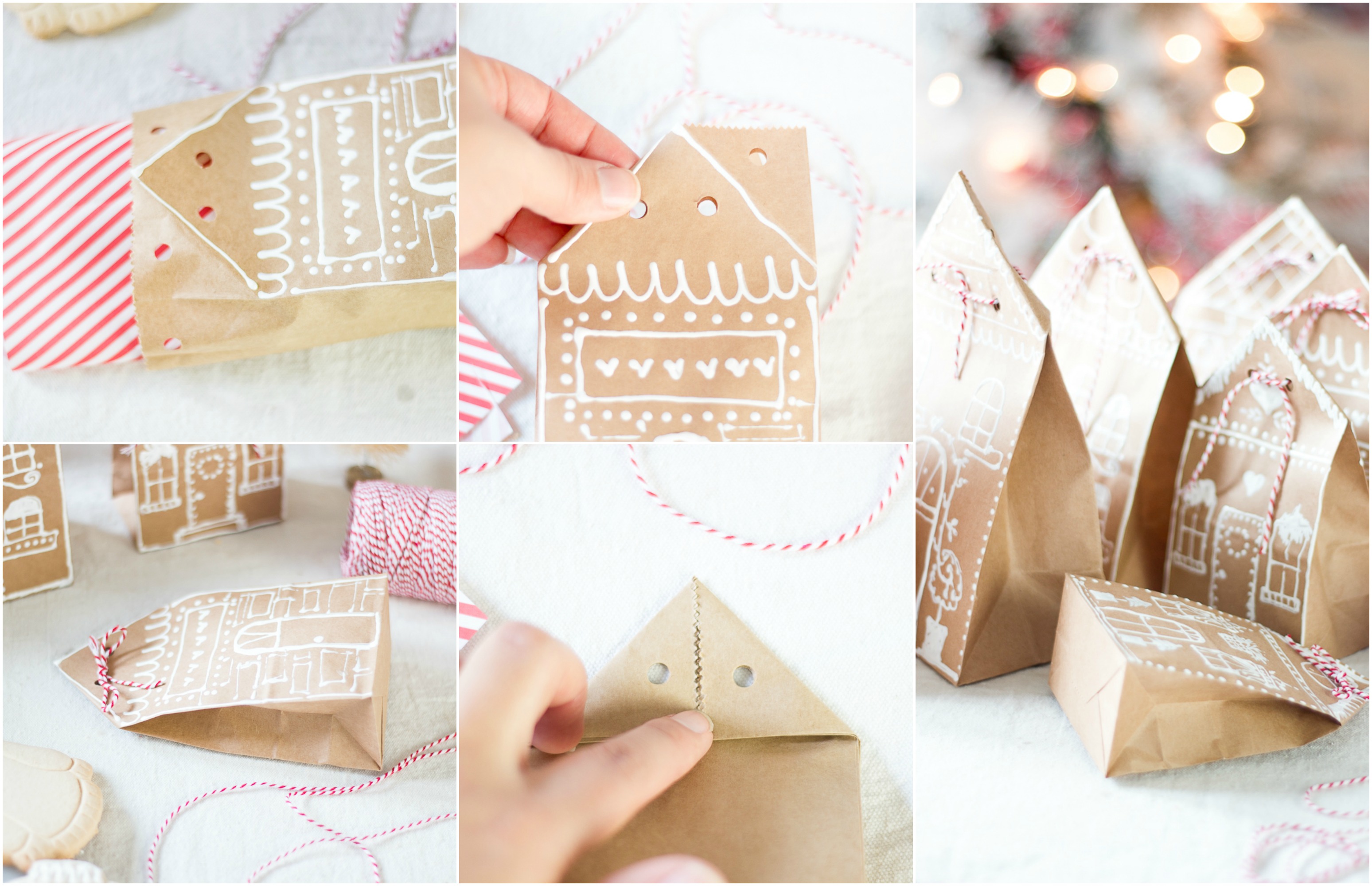 3 Gingerbread Holiday Gift Wrap Ideas - The Ginger Home