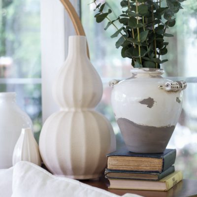 Pottery Barn Inspired Ceramic Vase