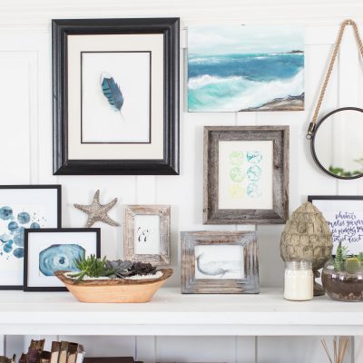 Three simple tips on creating an eclectic gallery wall and a video