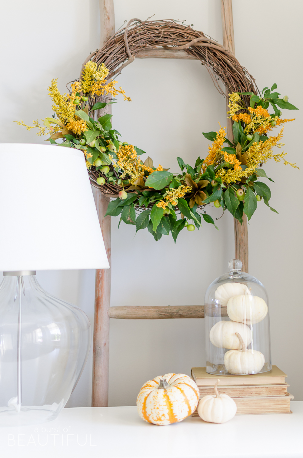 Natural Fall Wreath DIY
