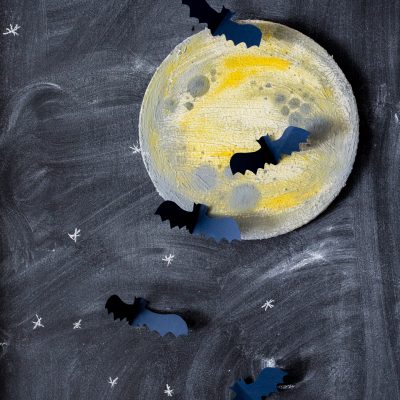 Halloween Moon Art