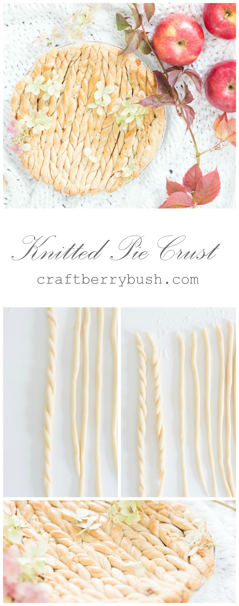 Knitted Pie Crust