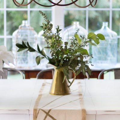 DIY Geometric Table Runner