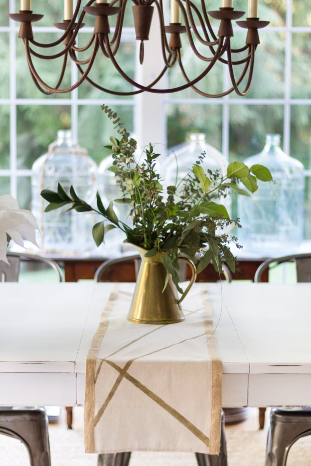 DIY Geometric Table Runner