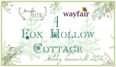 Fox Hollow cottage Housewalk button blank