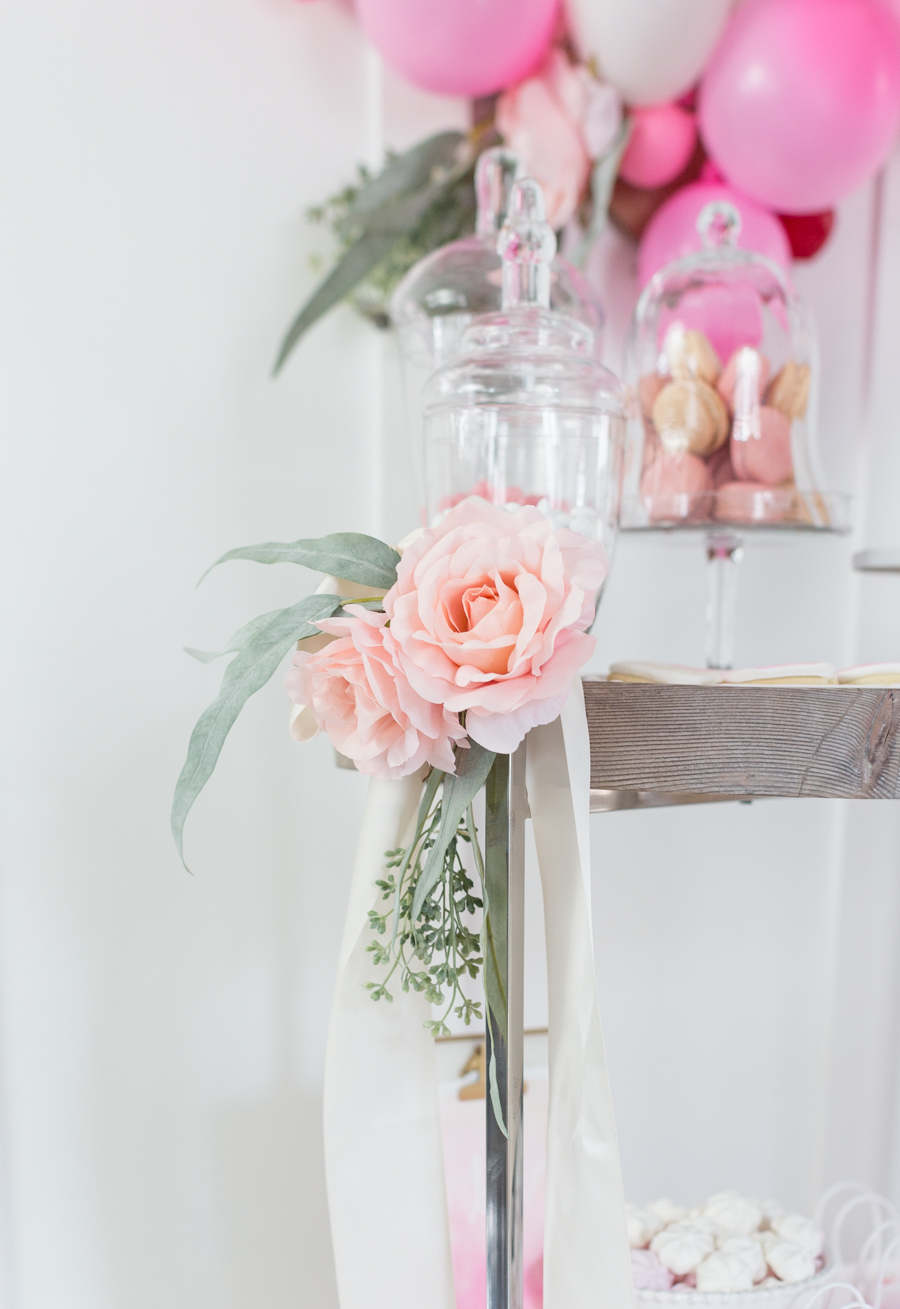 valentine's day bar cart_