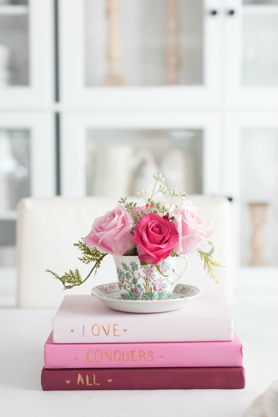 DIY Teacup Floral Arrangement