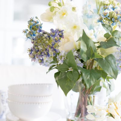 Spring Floral Tablescape – two ways