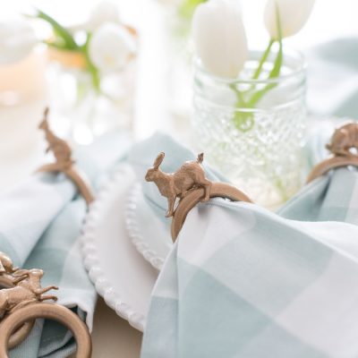 DIY Easter Bunny Napkin Ring