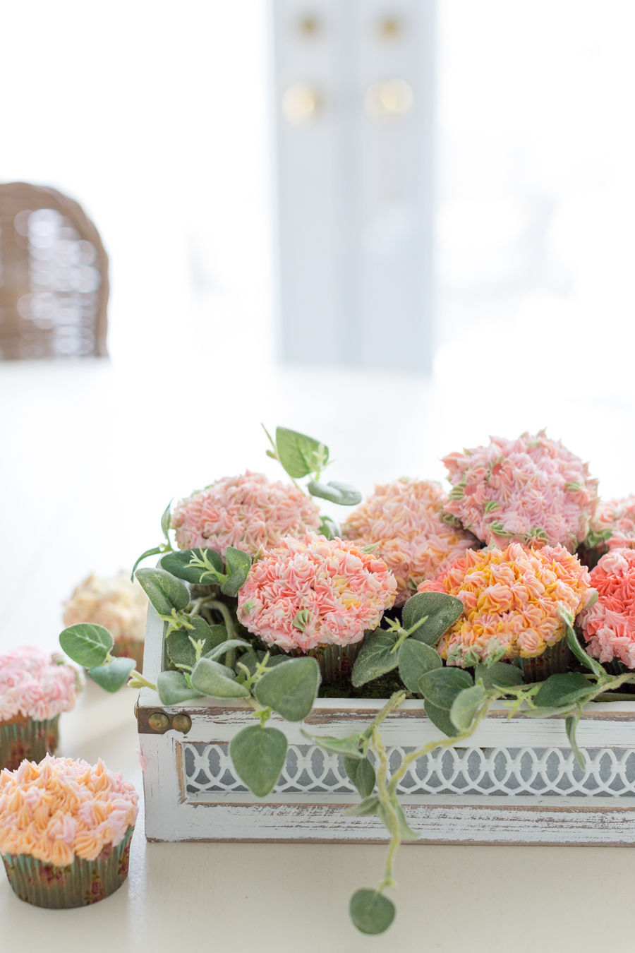flower cupcake arrangement craftberrybush-6