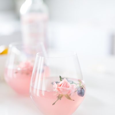 Canadian Tire Inspired Raspberry Lemonade and Rose Wine Cocktail