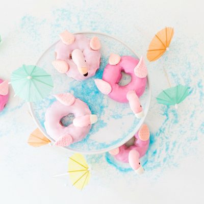 Flamingo Pool Float Donut