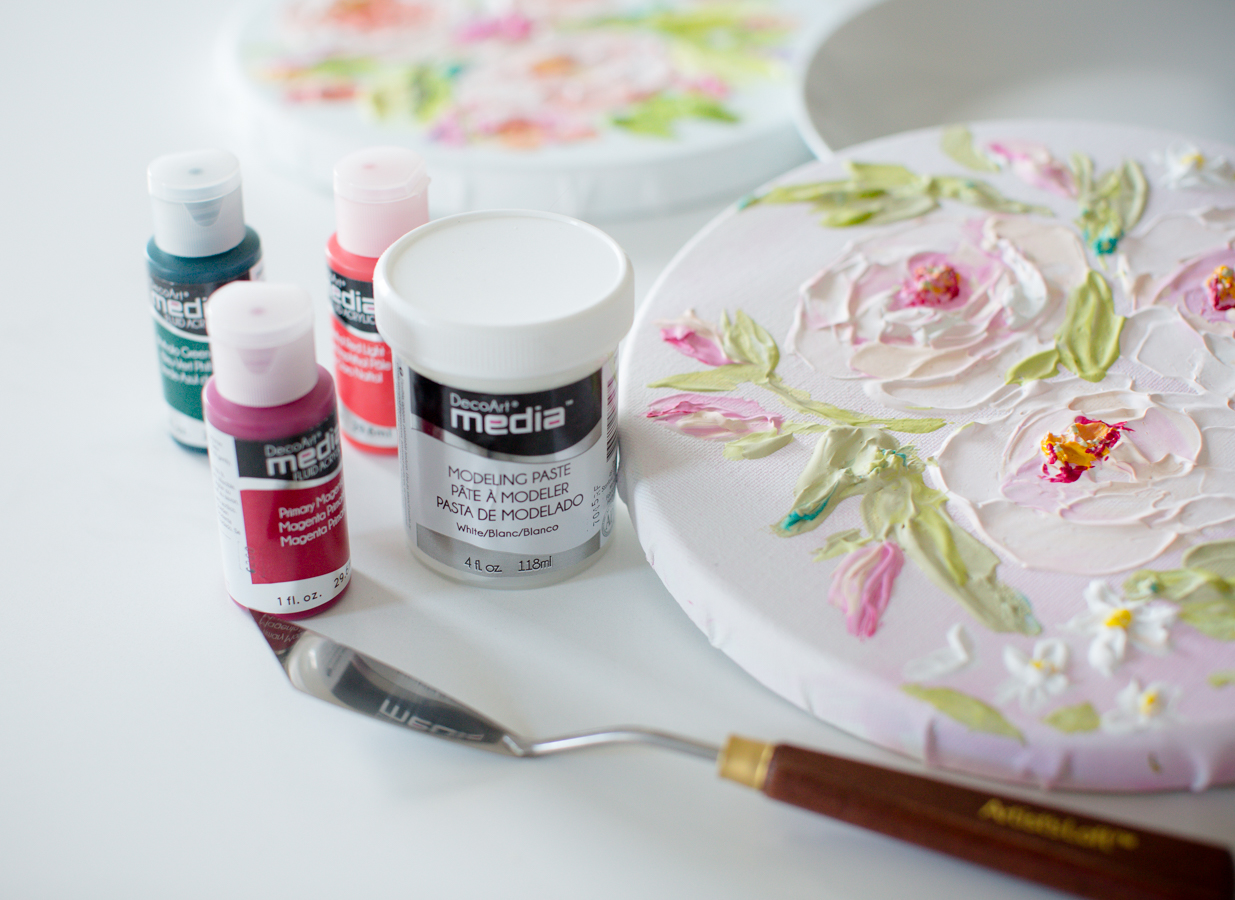 How to Paint Textured Roses