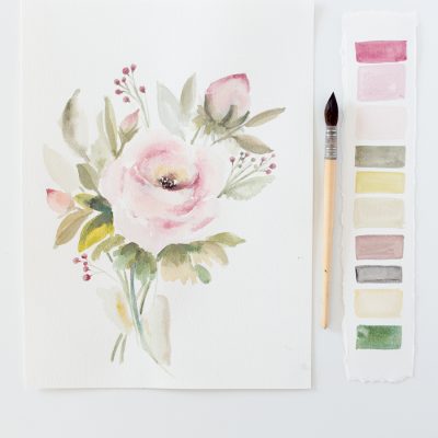 Watercolor Lessons and Free Printable