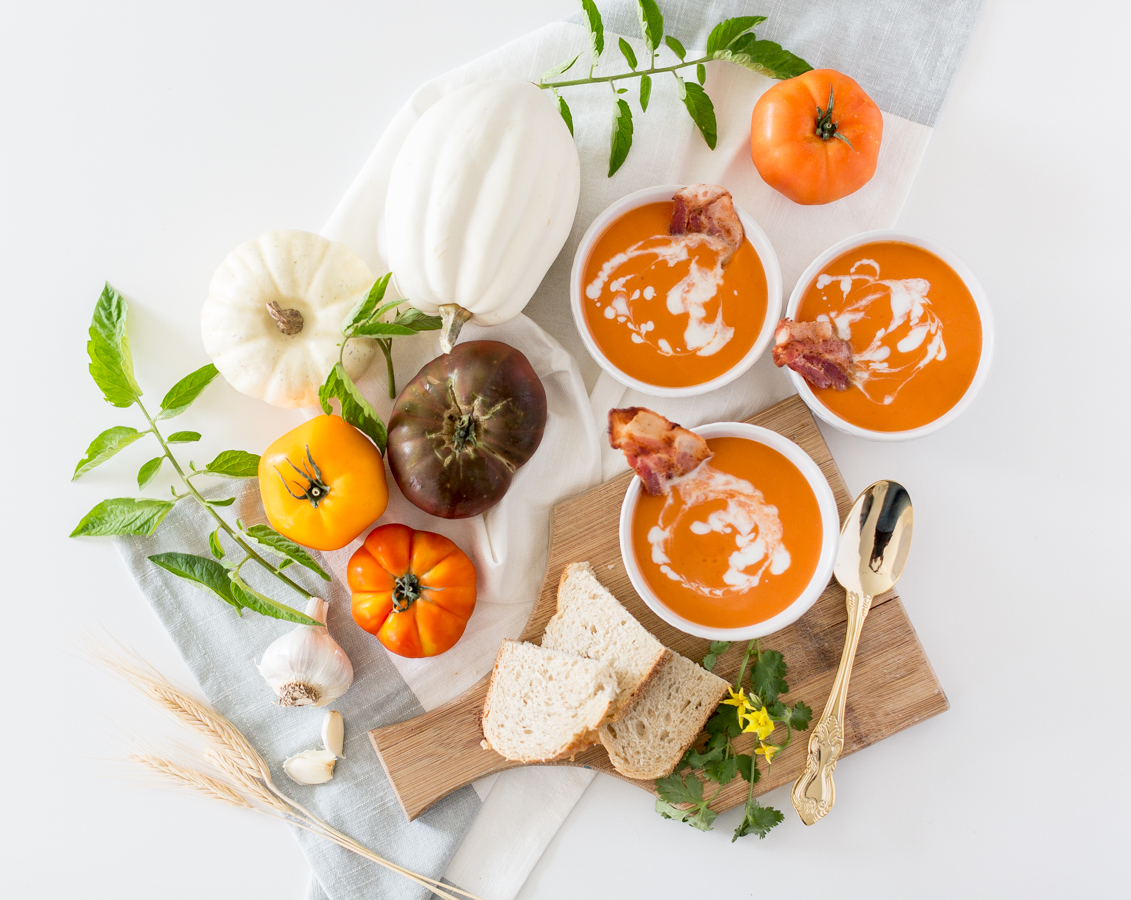 Pumpkintomatoand bacon soup-5