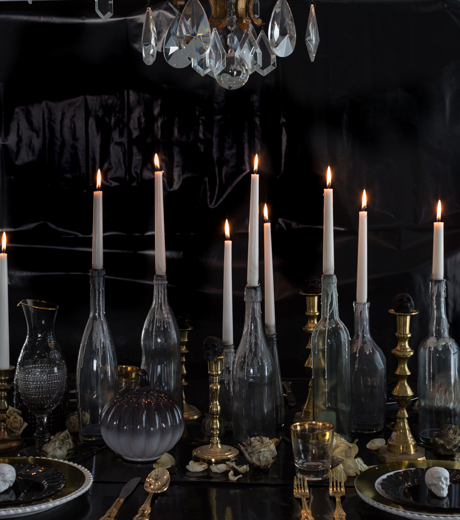 Elegant Halloween Table