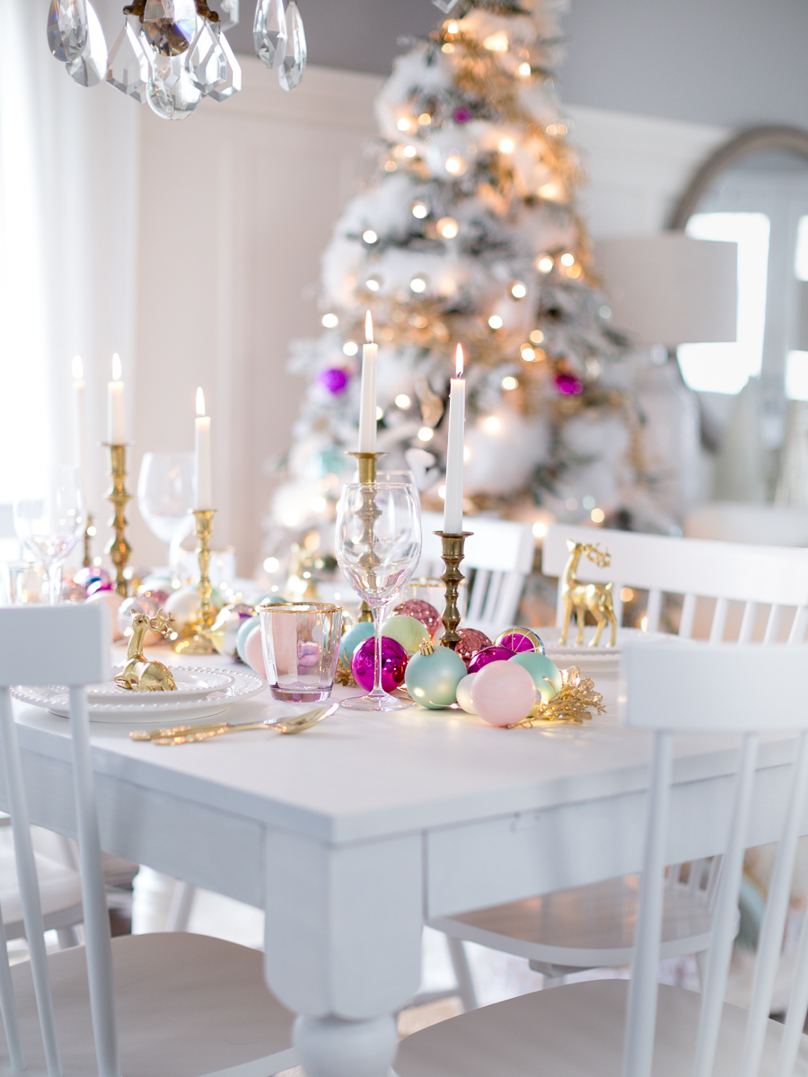 festive christmas table craftberrybush