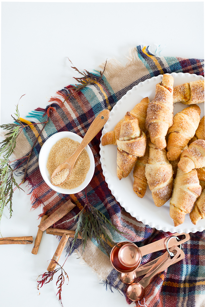 Nutella Pumpkin Pie Croissants