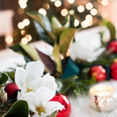 Easy Winter Centerpiece