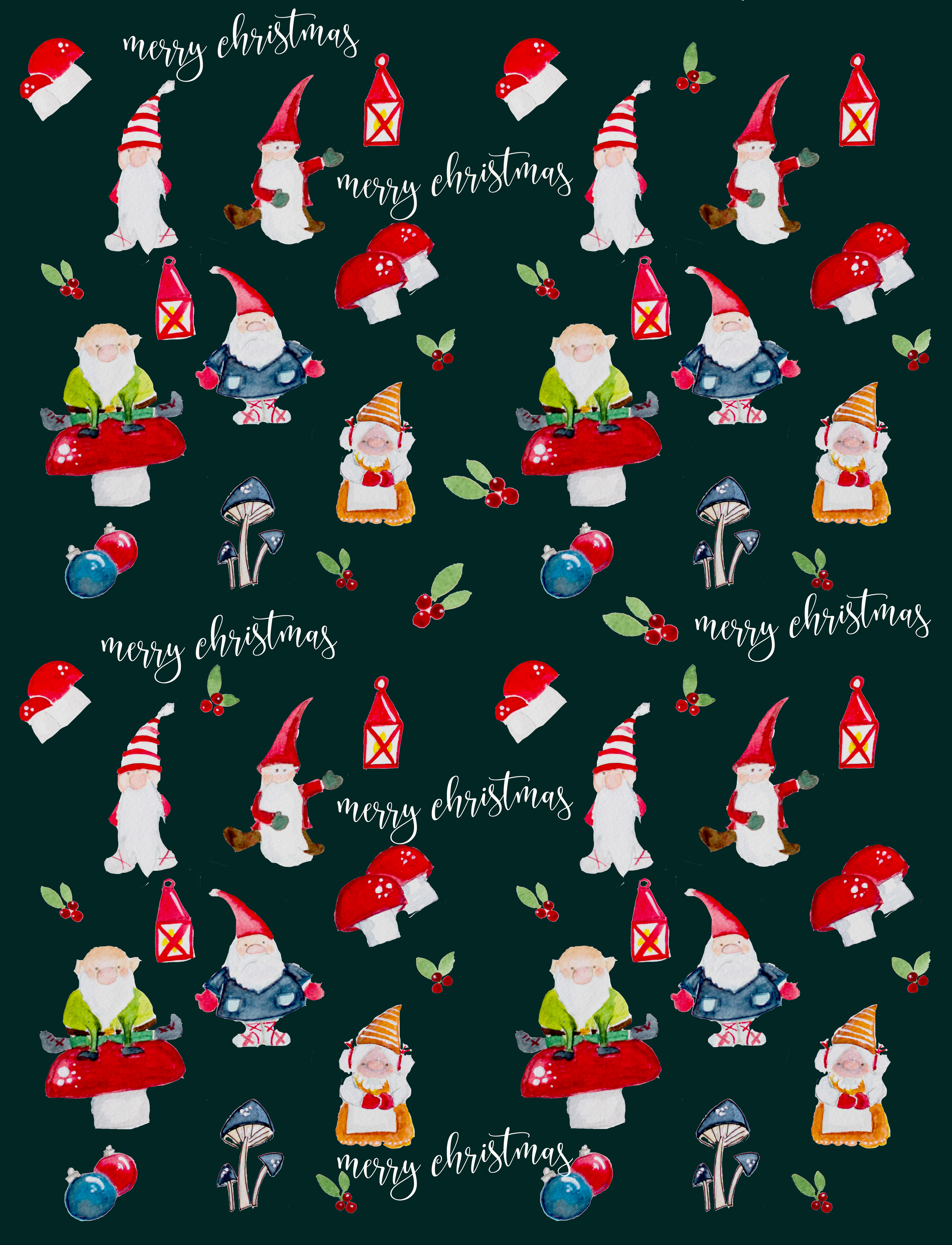 Downloadable designer wrapping paper that's charming and free.