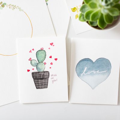 Quick Valentine inspired Cards – A video