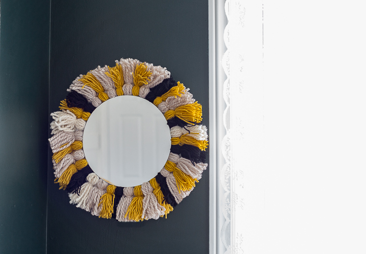 DIY Tassel Mirror