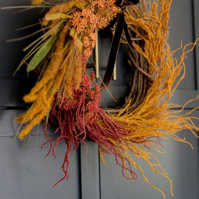 Five Minute Dollar Tree Fall Wreath