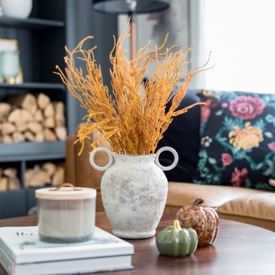 Rustic Vase DIY Using Texture Paint