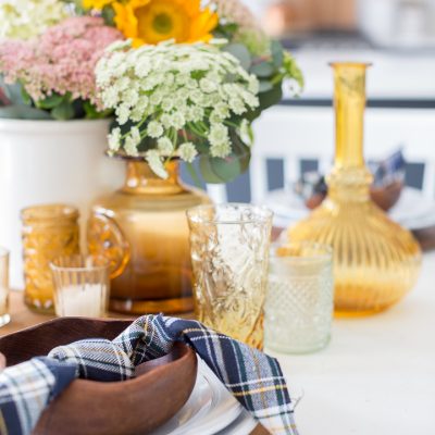 Thrifted Fall Tablescape